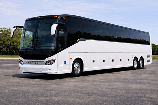 56-passenger charter bus rental Port Arthur TX